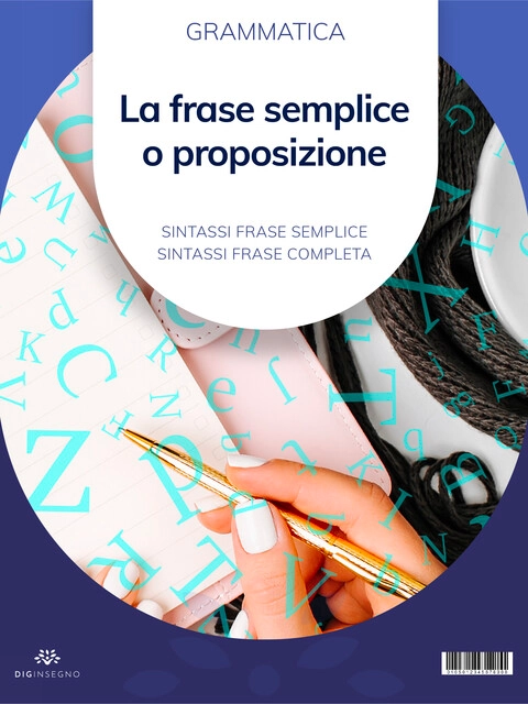 Cover La frase semplice o proposizione