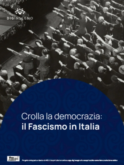 Copertina CROLLA LA DEMOCRAZIA: IL FASCISMO IN ITALIA