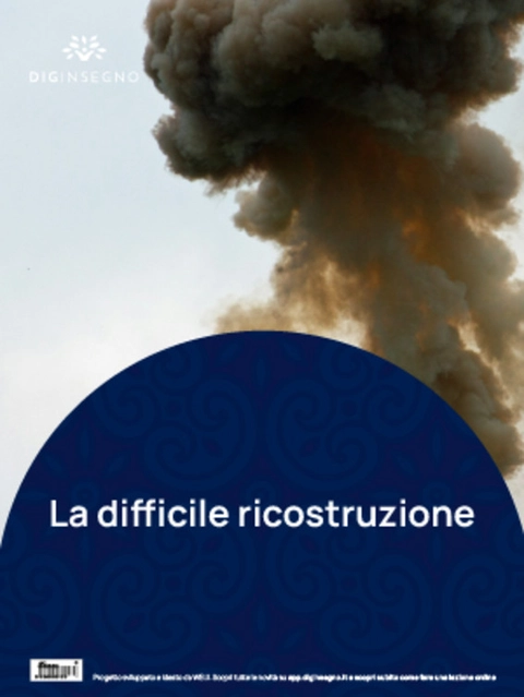 Copertina LA DIFFICILE RICOSTRUZIONE