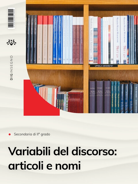 Cover LE PARTI VARIABILI DEL DISCORSO: ARTICOLI E NOMI