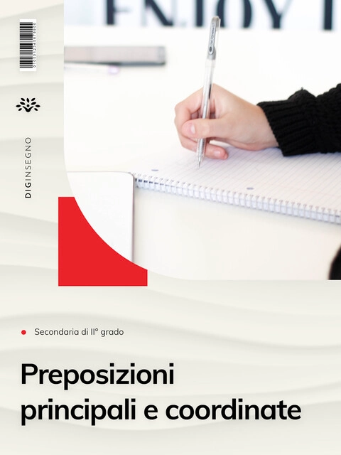 Cover PROPOSIZIONI PRINCIPALI E COORDINATE