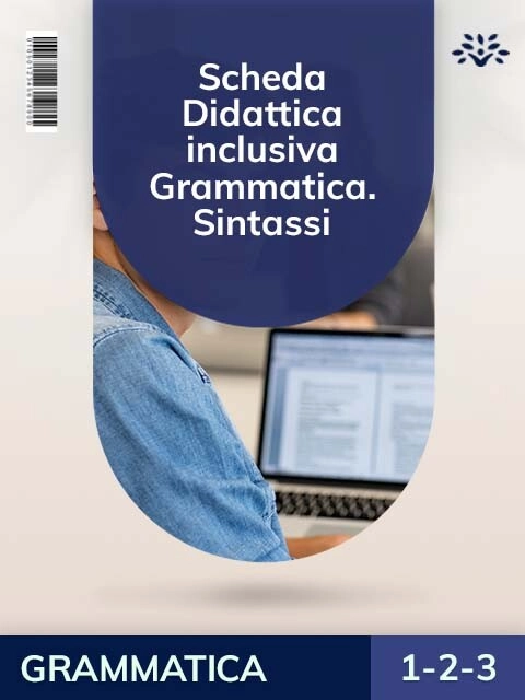 Cover Scheda Didattica inclusiva Grammatica - Sintassi